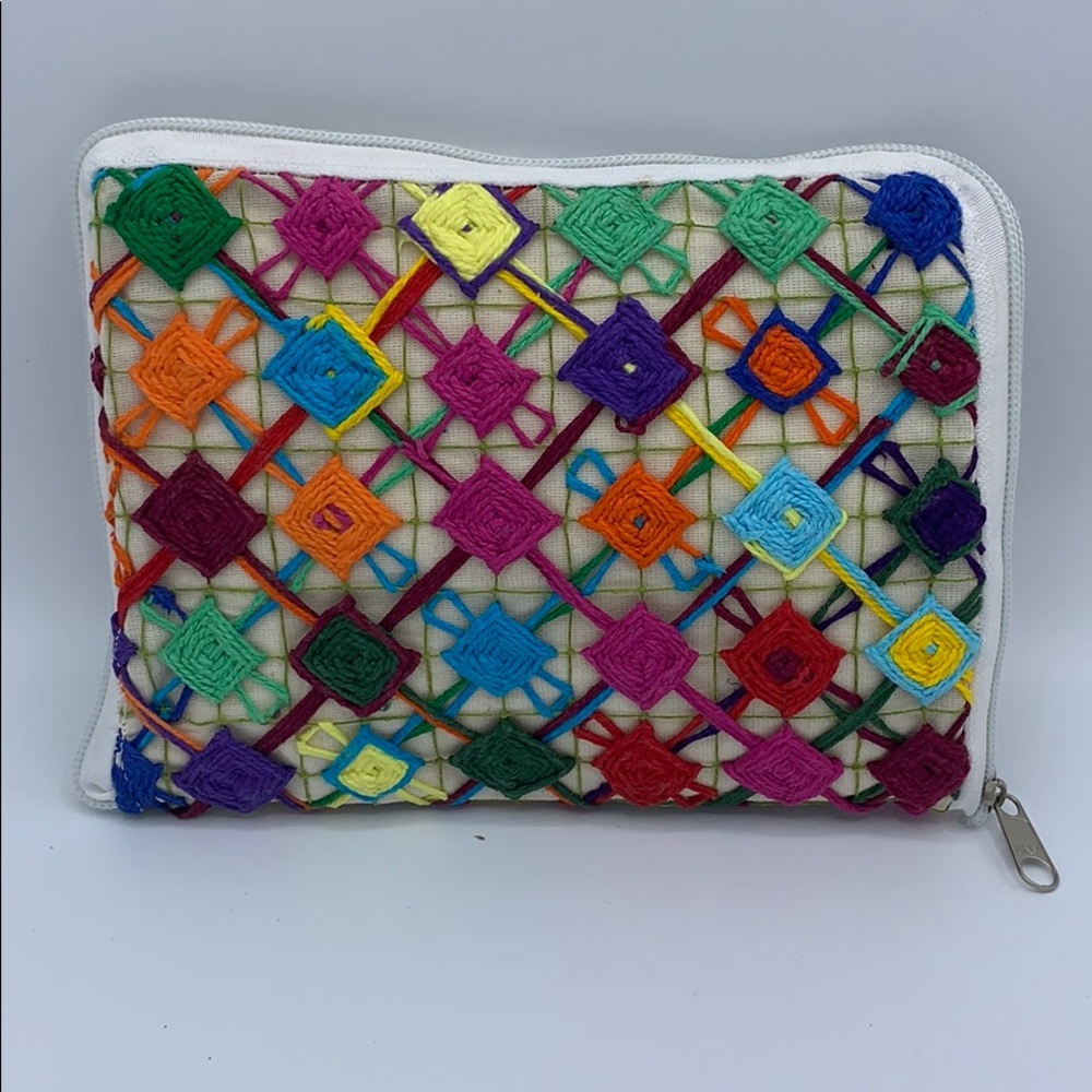 Hand-made clutch/tote bag - perfect for on the go!